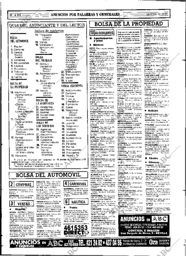 ABC SEVILLA 16-10-1990 página 86