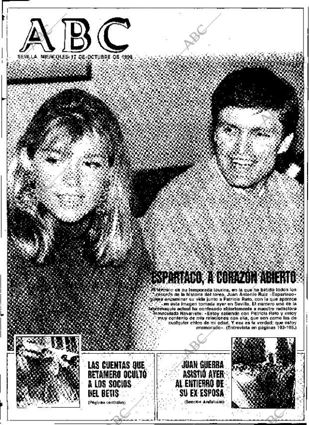 ABC SEVILLA 17-10-1990 página 1