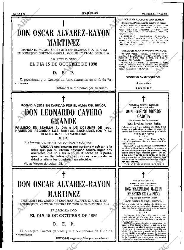 ABC SEVILLA 17-10-1990 página 100