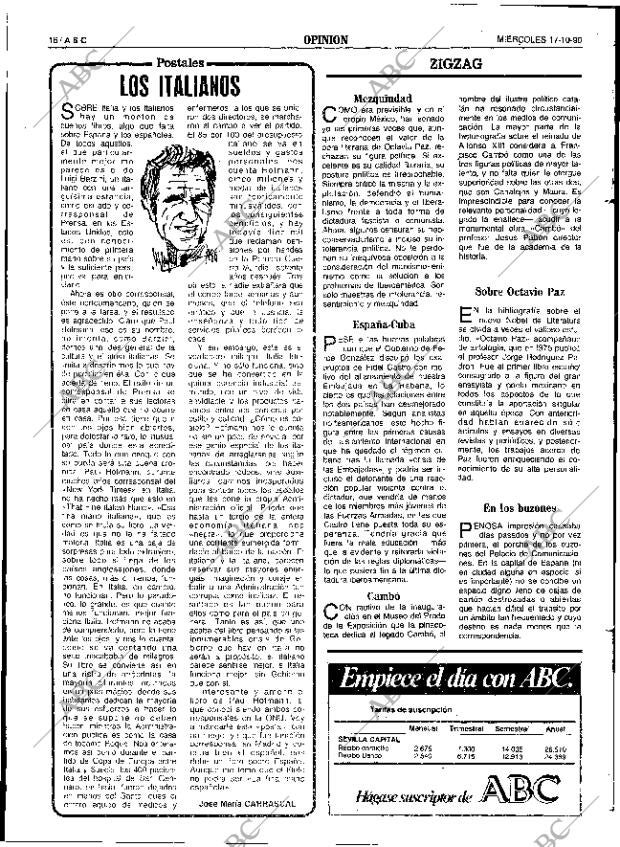 ABC SEVILLA 17-10-1990 página 16