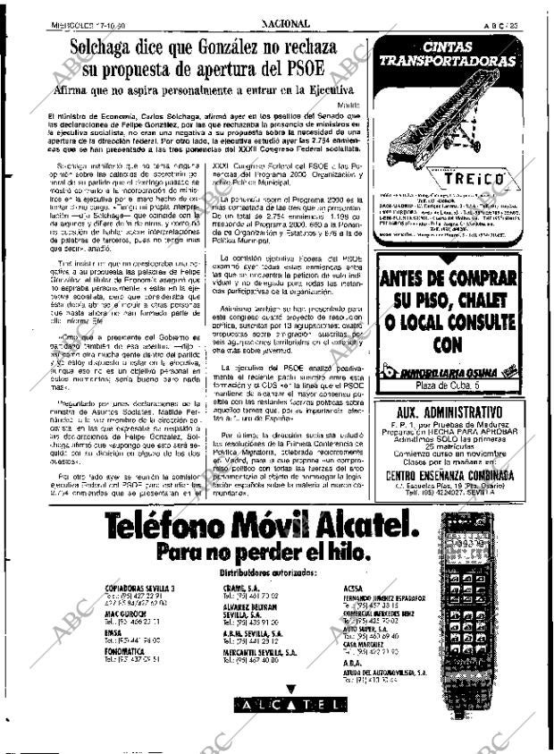 ABC SEVILLA 17-10-1990 página 23
