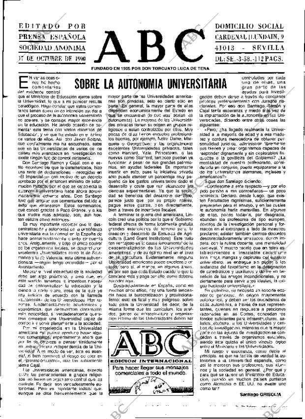 ABC SEVILLA 17-10-1990 página 3