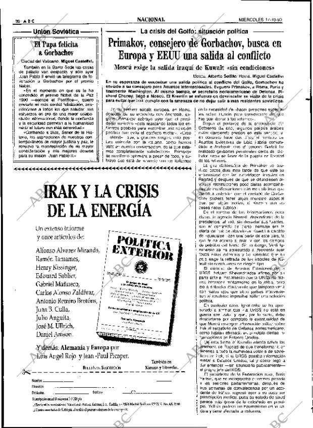 ABC SEVILLA 17-10-1990 página 30