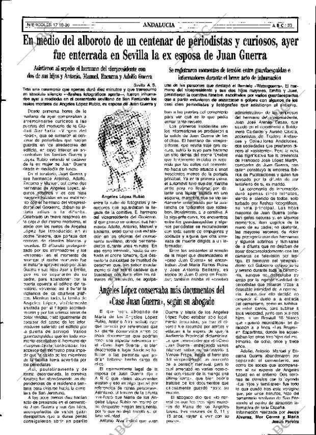 ABC SEVILLA 17-10-1990 página 33