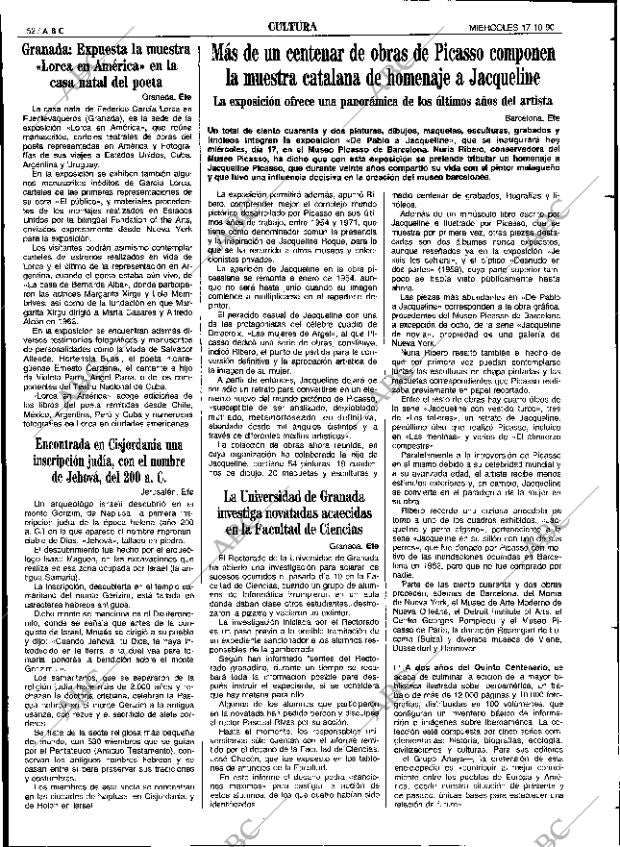 ABC SEVILLA 17-10-1990 página 52