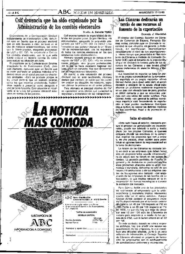 ABC SEVILLA 17-10-1990 página 72