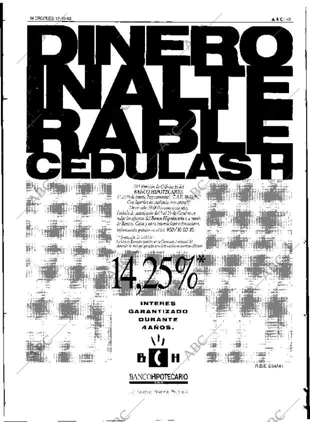 ABC SEVILLA 17-10-1990 página 73