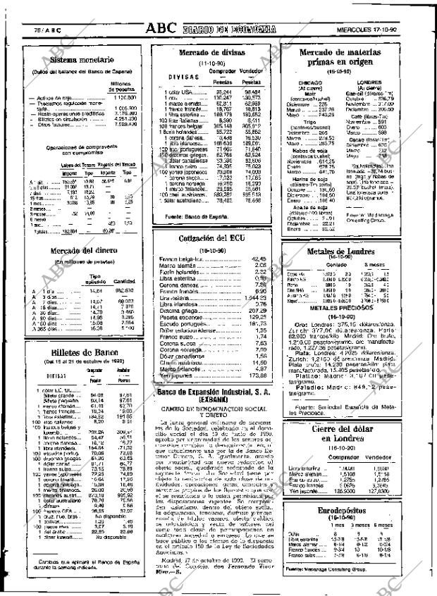 ABC SEVILLA 17-10-1990 página 76