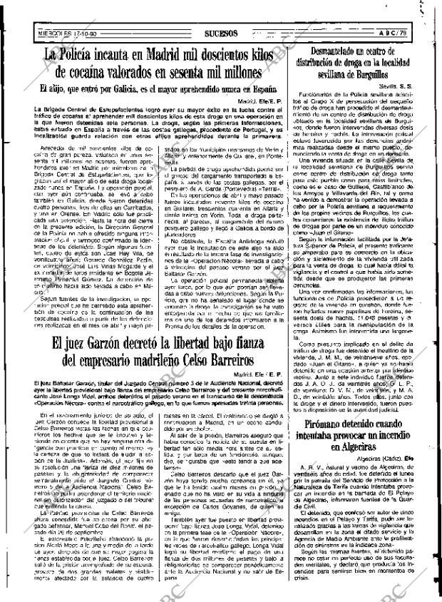 ABC SEVILLA 17-10-1990 página 79