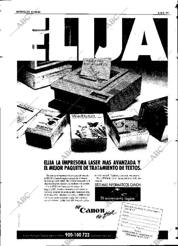 ABC SEVILLA 17-10-1990 página 81