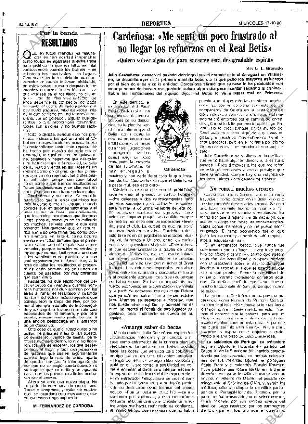 ABC SEVILLA 17-10-1990 página 84