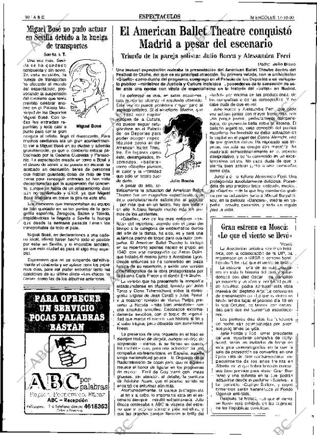 ABC SEVILLA 17-10-1990 página 90
