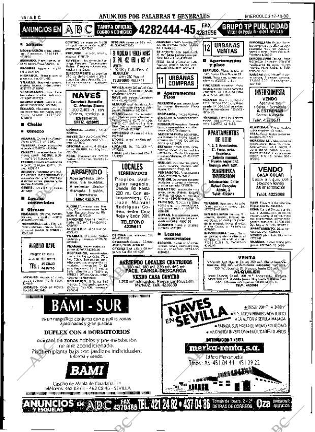 ABC SEVILLA 17-10-1990 página 96