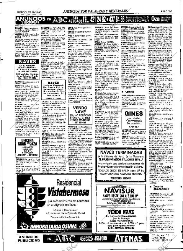ABC SEVILLA 17-10-1990 página 97