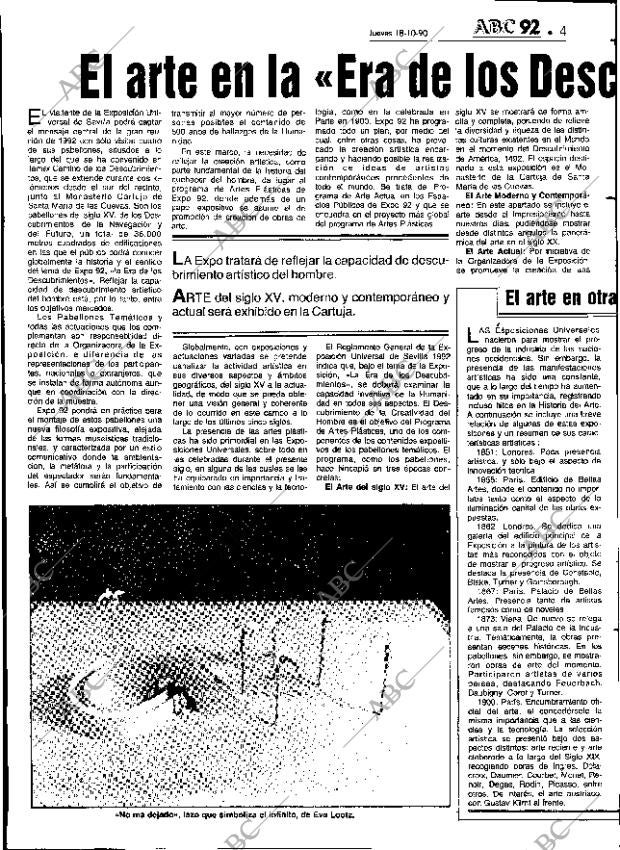 ABC SEVILLA 18-10-1990 página 100