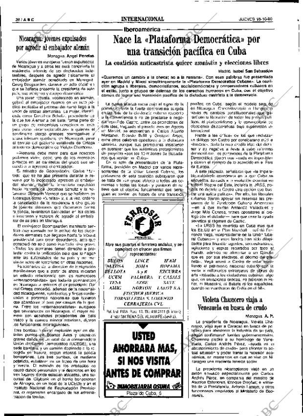 ABC SEVILLA 18-10-1990 página 28