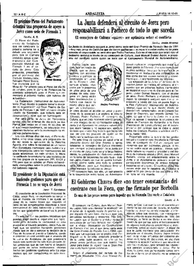 ABC SEVILLA 18-10-1990 página 32