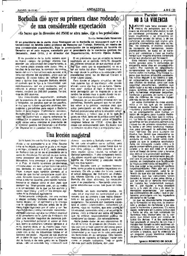ABC SEVILLA 18-10-1990 página 33