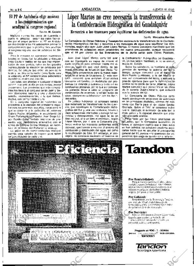 ABC SEVILLA 18-10-1990 página 36