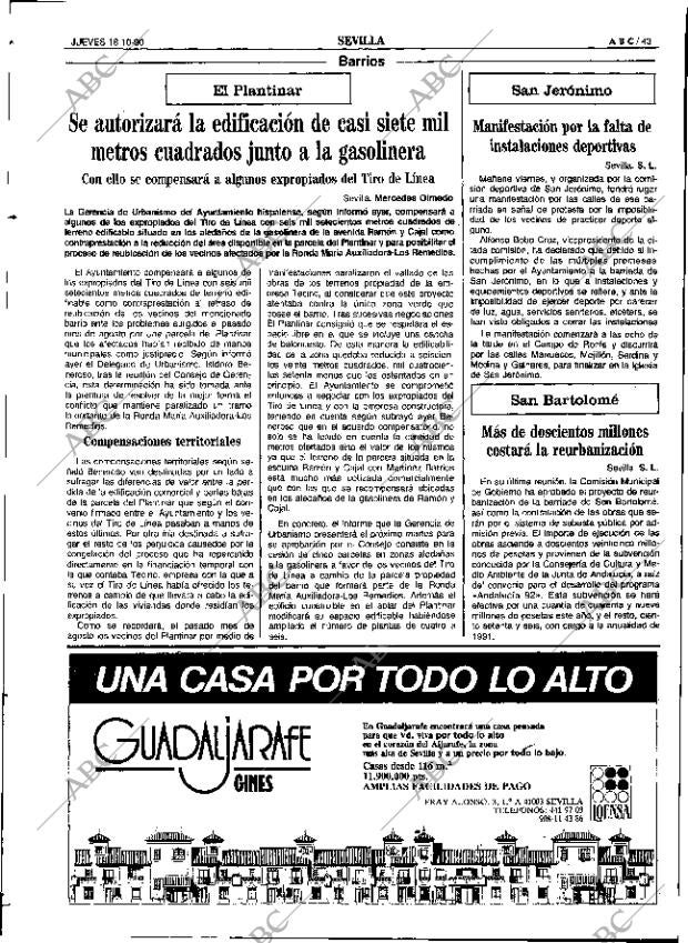 ABC SEVILLA 18-10-1990 página 43