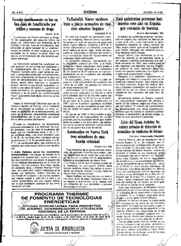 ABC SEVILLA 18-10-1990 página 60