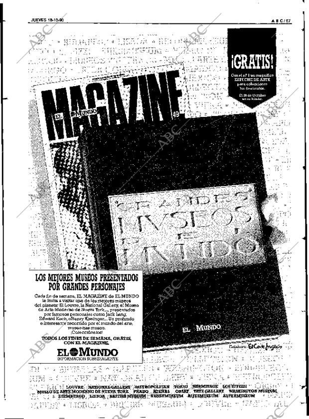 ABC SEVILLA 18-10-1990 página 67