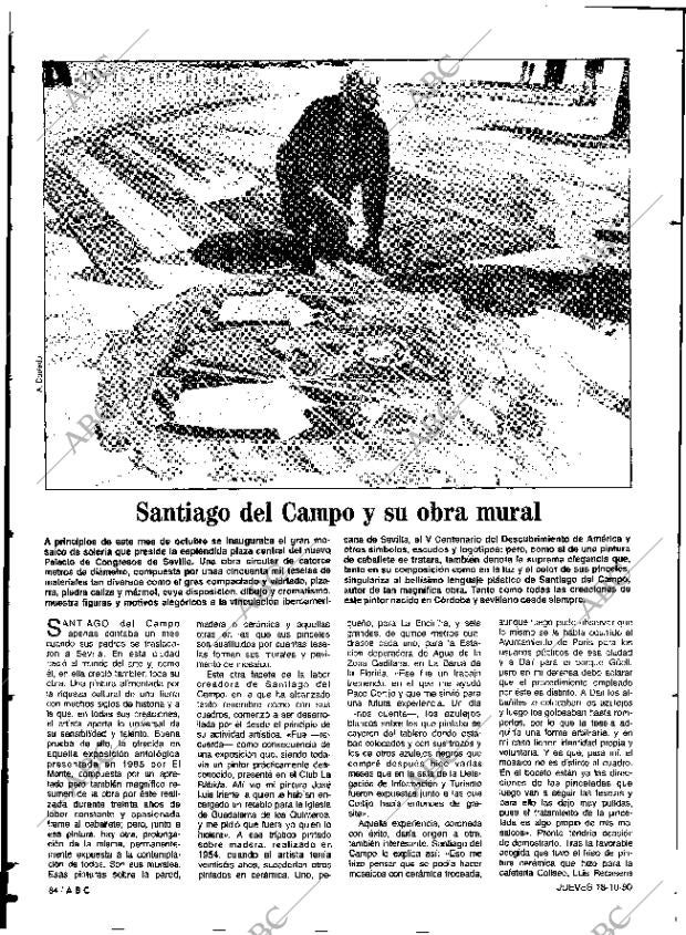 ABC SEVILLA 18-10-1990 página 84