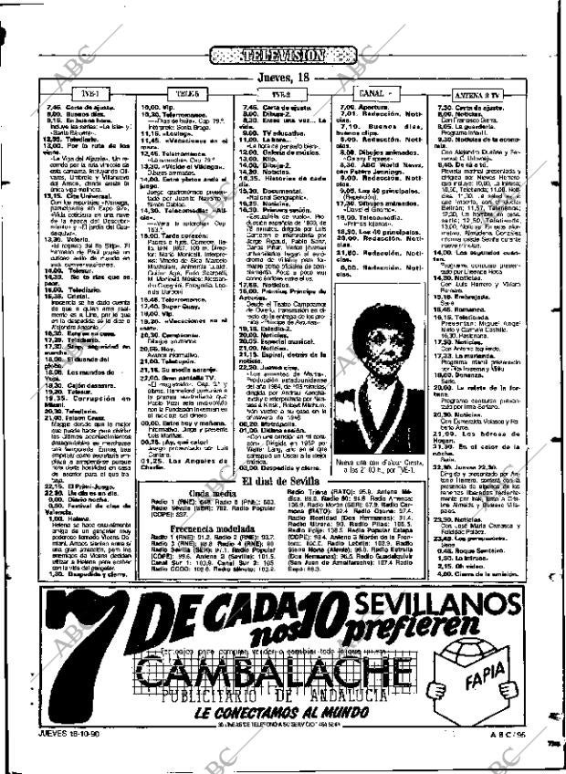 ABC SEVILLA 18-10-1990 página 95