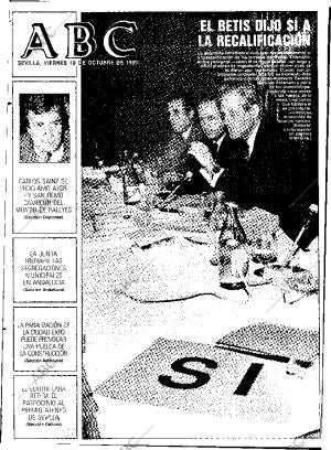 ABC SEVILLA 19-10-1990 página 1