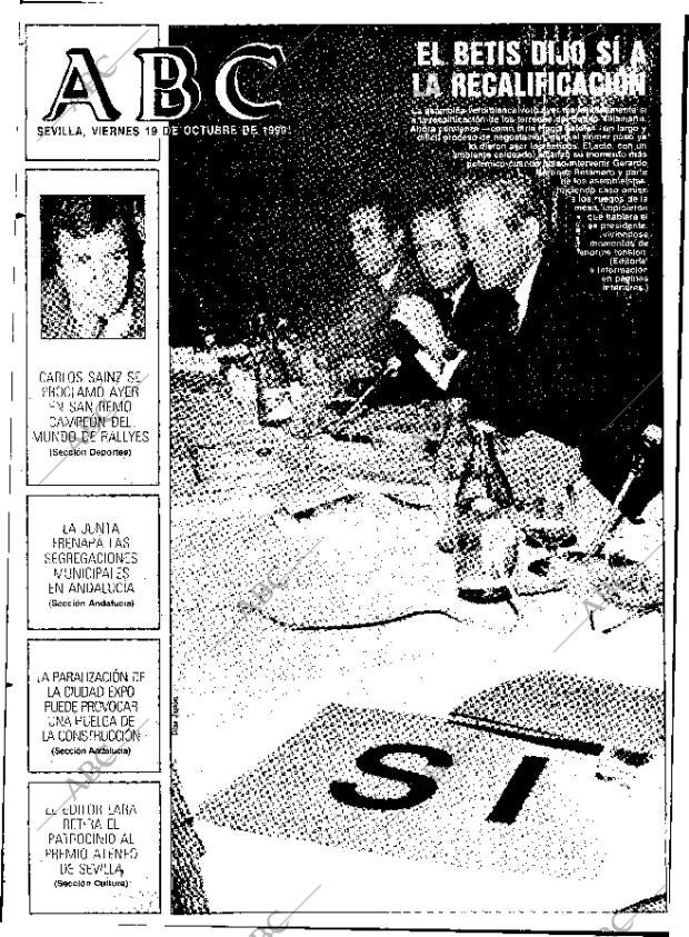 ABC SEVILLA 19-10-1990 página 1
