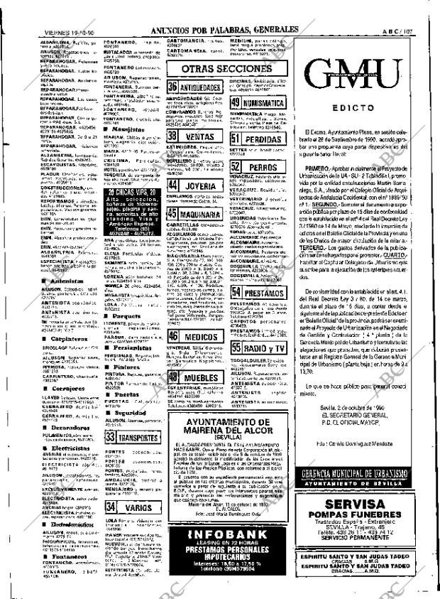 ABC SEVILLA 19-10-1990 página 107
