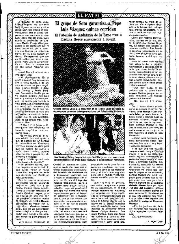 ABC SEVILLA 19-10-1990 página 115