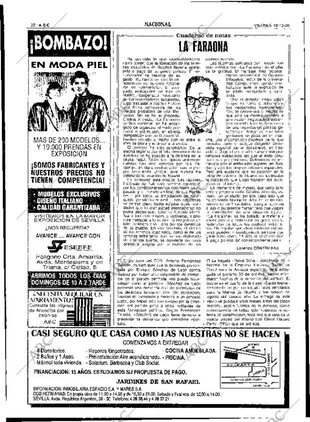 ABC SEVILLA 19-10-1990 página 22