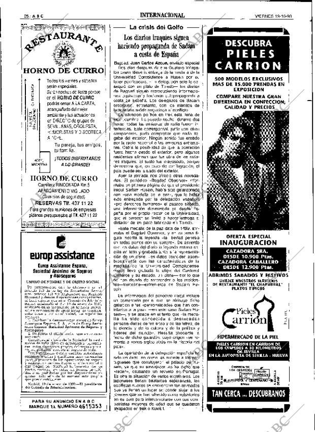 ABC SEVILLA 19-10-1990 página 26