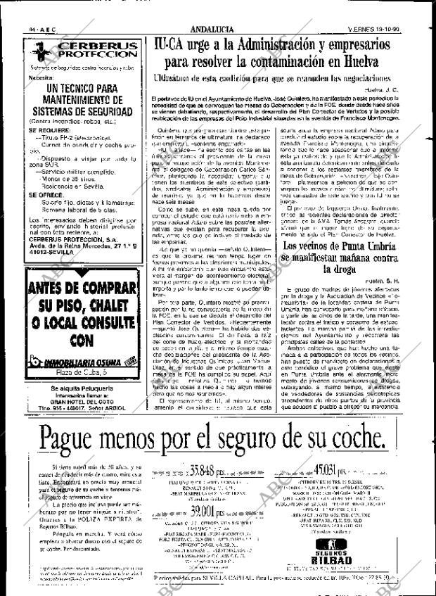 ABC SEVILLA 19-10-1990 página 44
