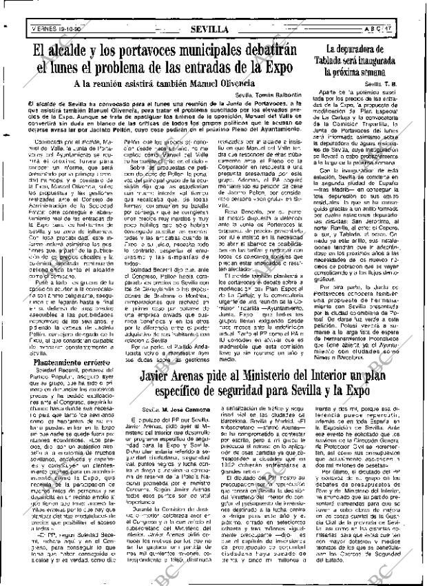 ABC SEVILLA 19-10-1990 página 47