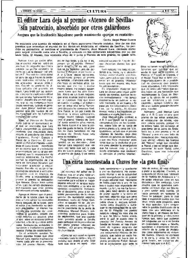 ABC SEVILLA 19-10-1990 página 55