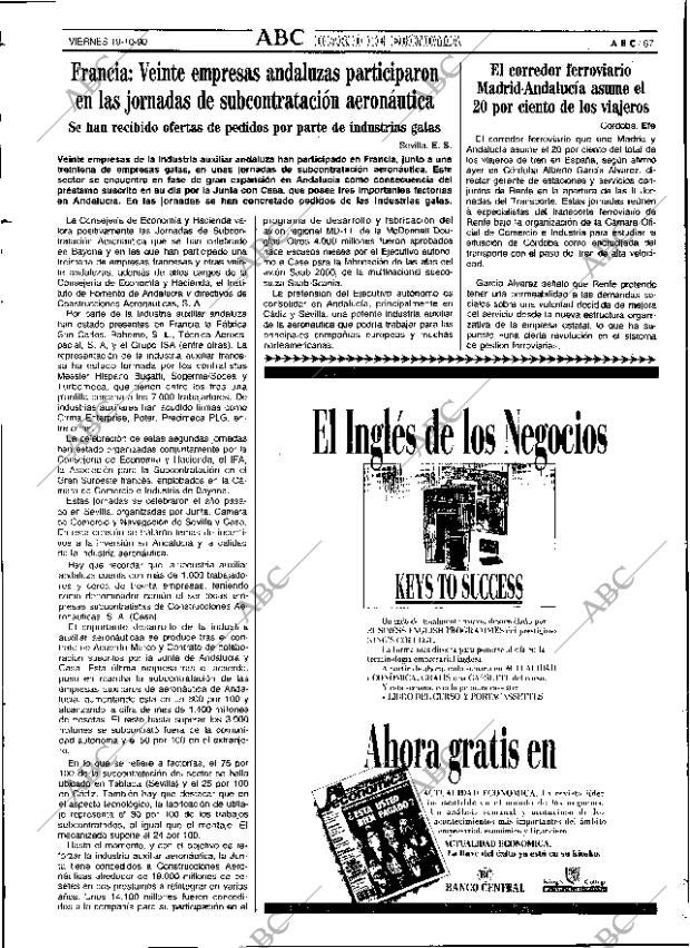 ABC SEVILLA 19-10-1990 página 67