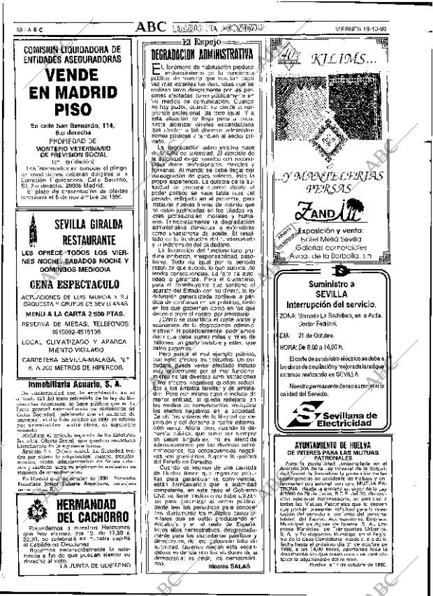 ABC SEVILLA 19-10-1990 página 68