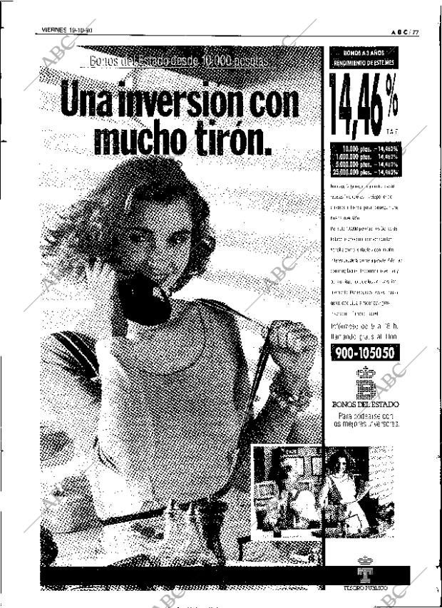 ABC SEVILLA 19-10-1990 página 77