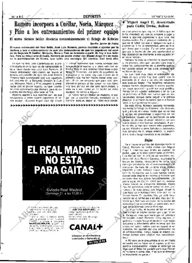ABC SEVILLA 19-10-1990 página 86