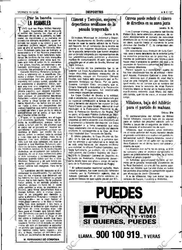 ABC SEVILLA 19-10-1990 página 87