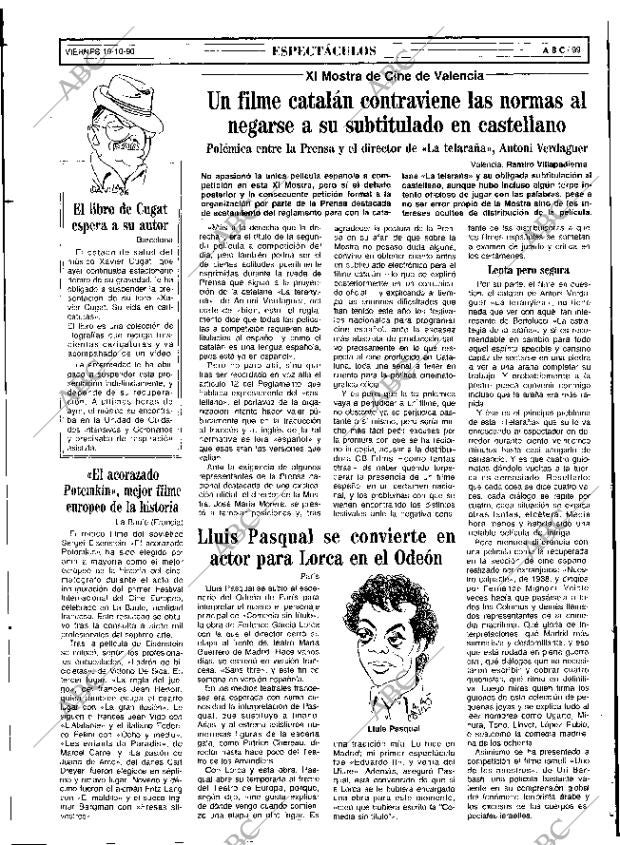 ABC SEVILLA 19-10-1990 página 99