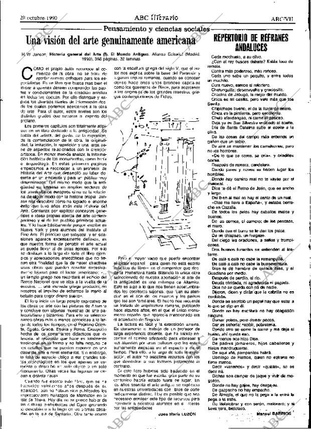 ABC SEVILLA 20-10-1990 página 103