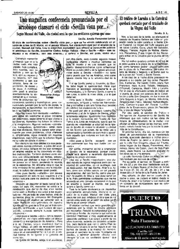 ABC SEVILLA 20-10-1990 página 43