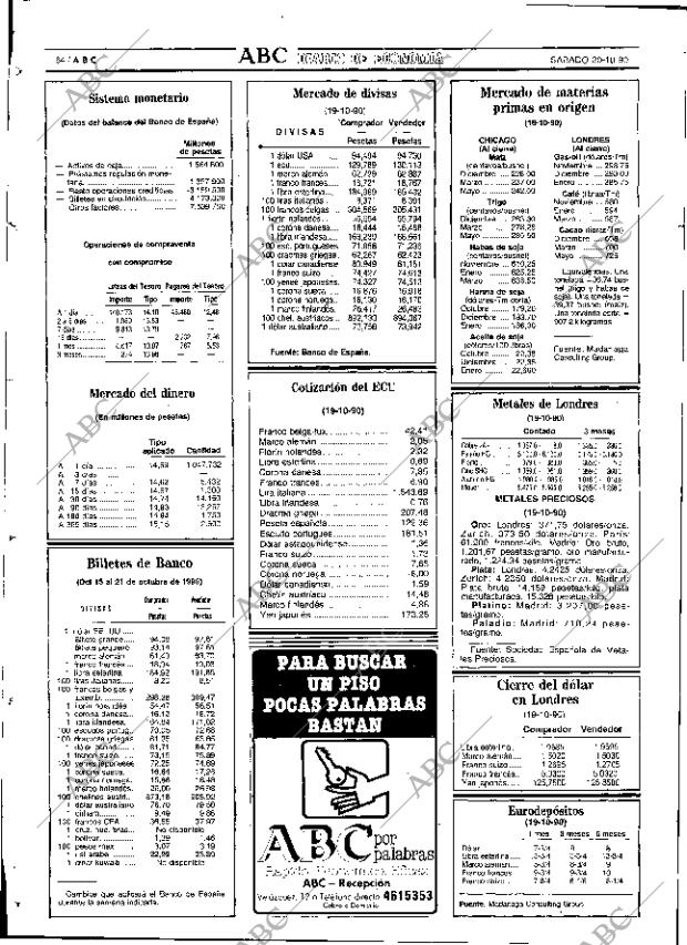 ABC SEVILLA 20-10-1990 página 64