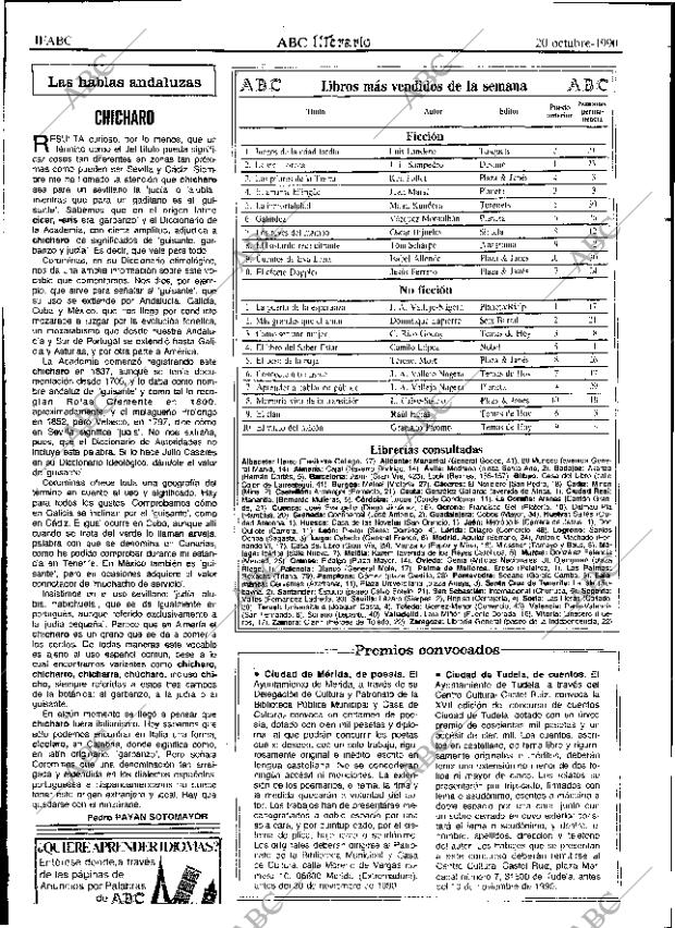 ABC SEVILLA 20-10-1990 página 98