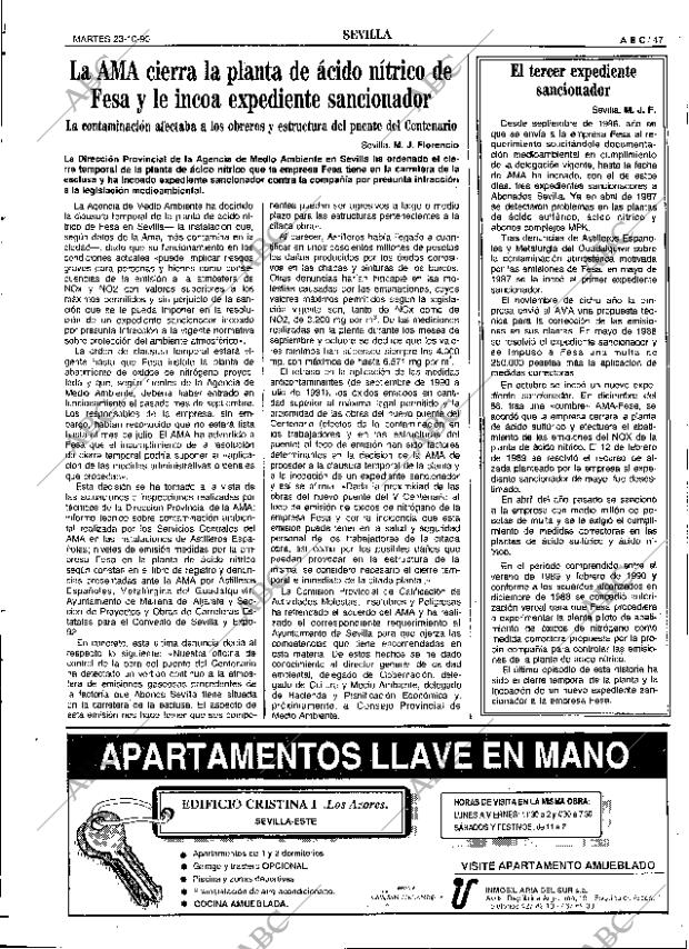 ABC SEVILLA 23-10-1990 página 47