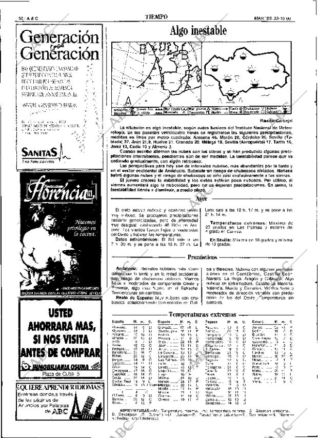 ABC SEVILLA 23-10-1990 página 50