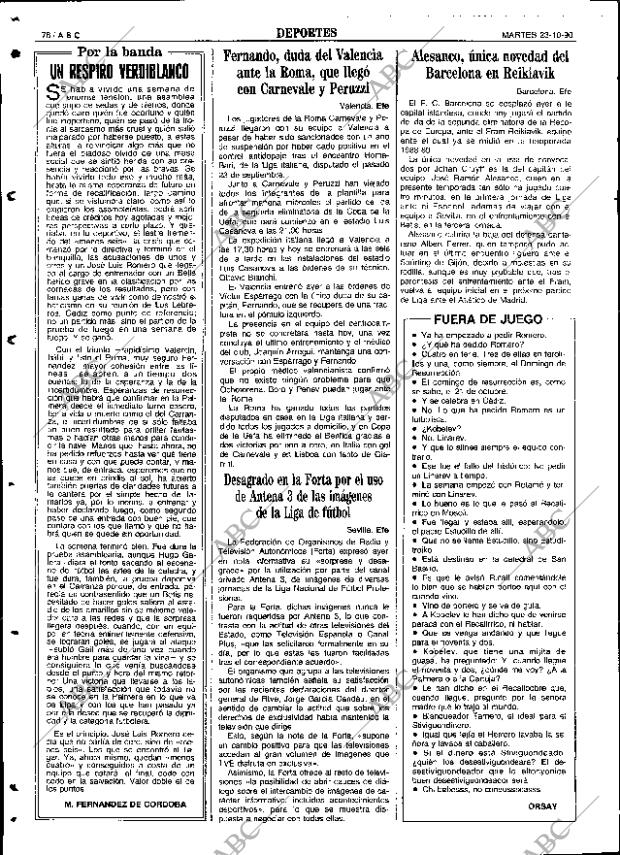 ABC SEVILLA 23-10-1990 página 78